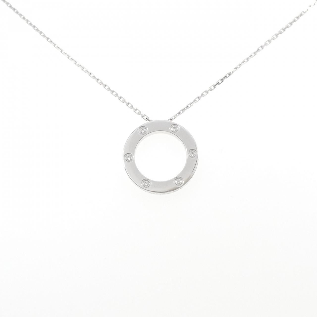 Cartier Love Necklace Full Diamond