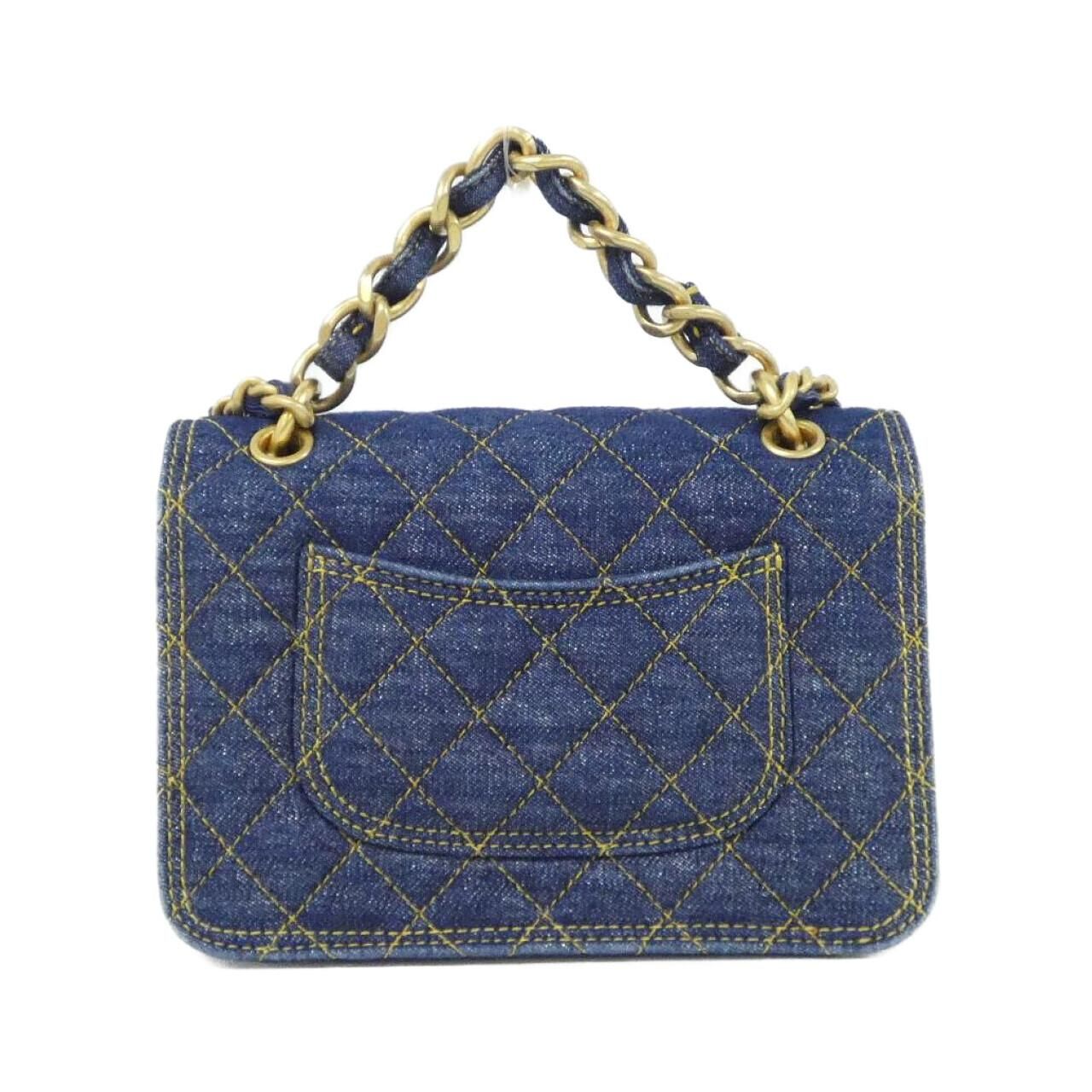 Chanel Bag Handbag Blue — view 2