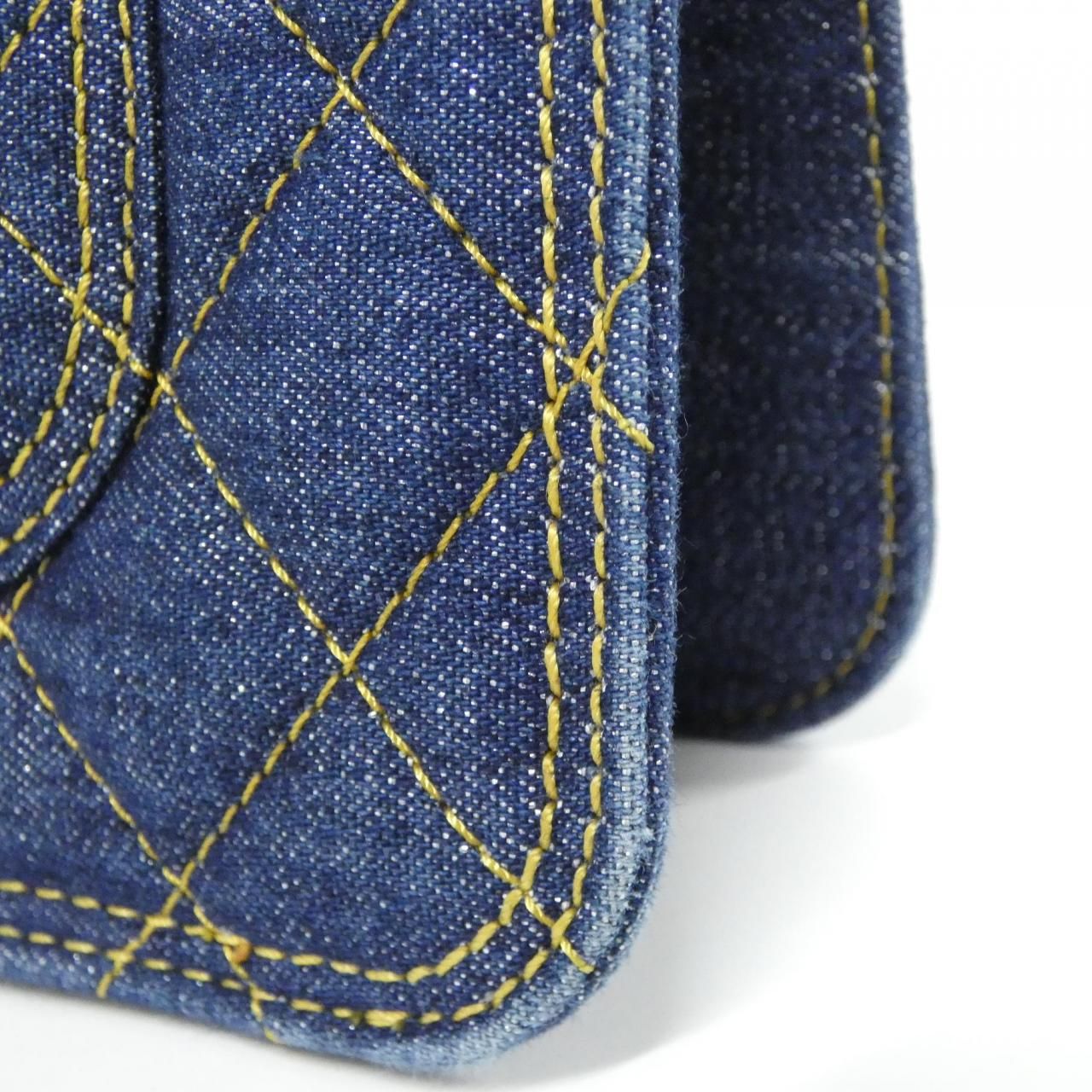Chanel Bag Handbag Blue — view 6