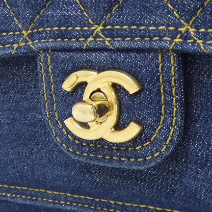 Chanel Bag Handbag Blue — view 4