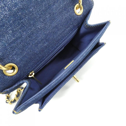 Chanel Bag Handbag Blue — view 9