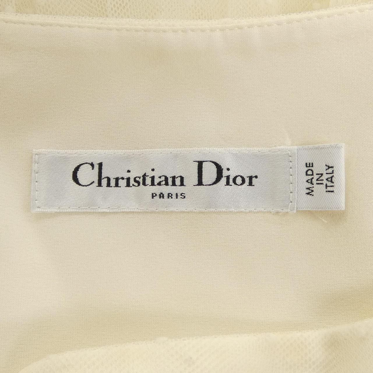 Dior Pleated Midi Skirt Plume — view 4