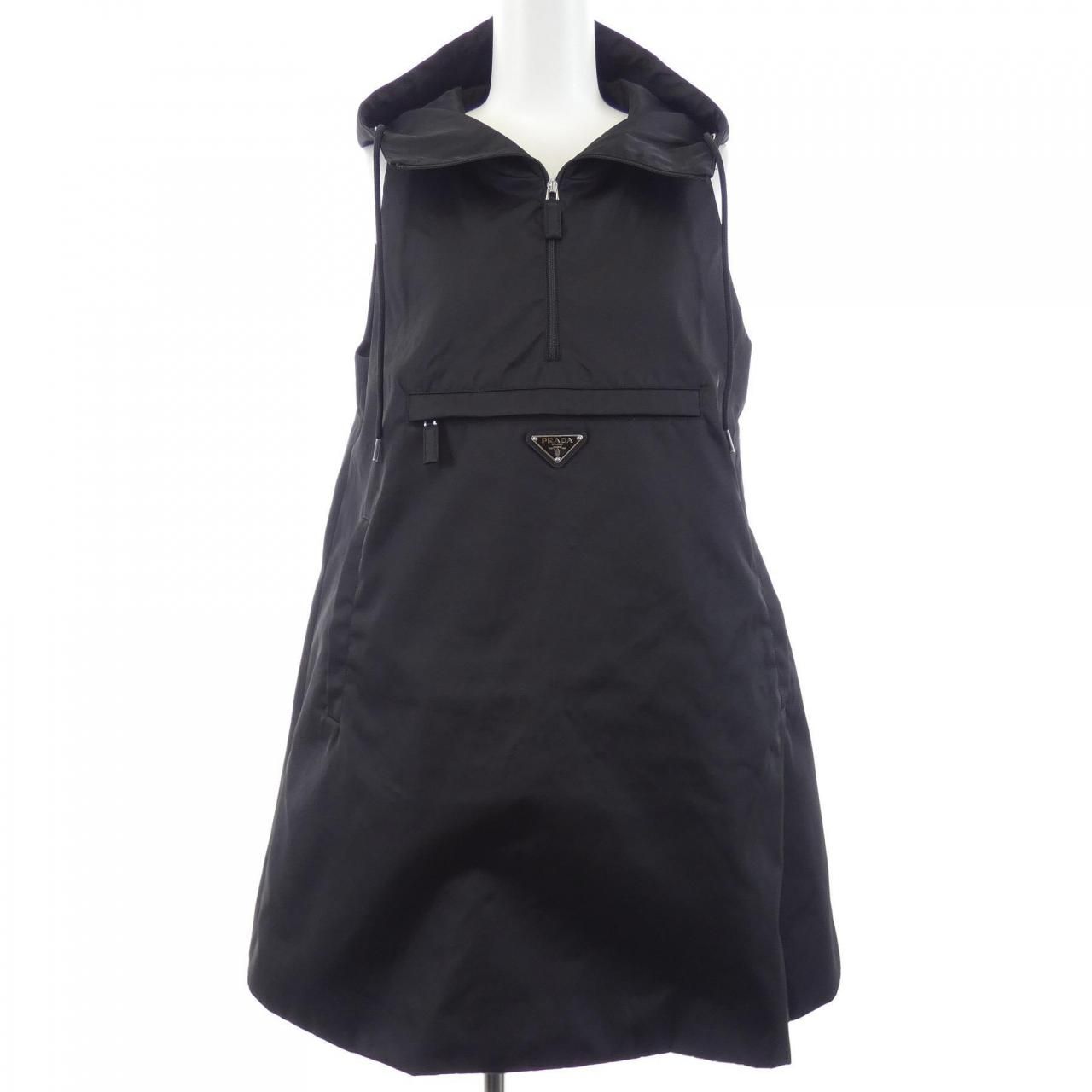 Prada Triangle Logo Dress