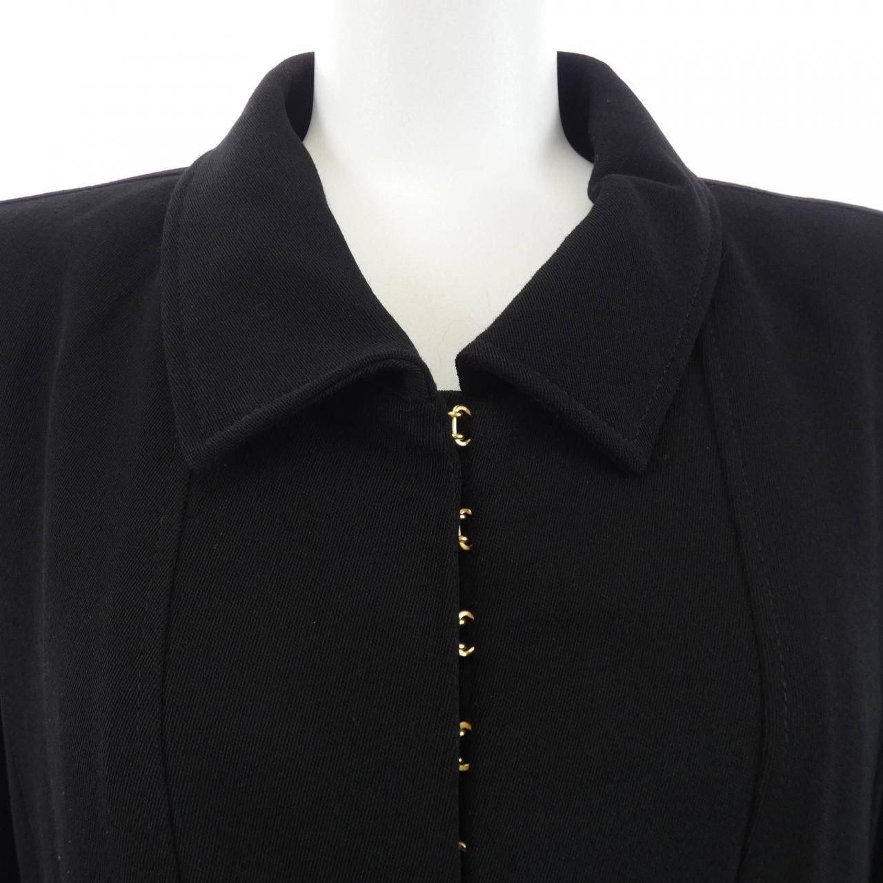 Chanel Vintage Coat Black — view 5