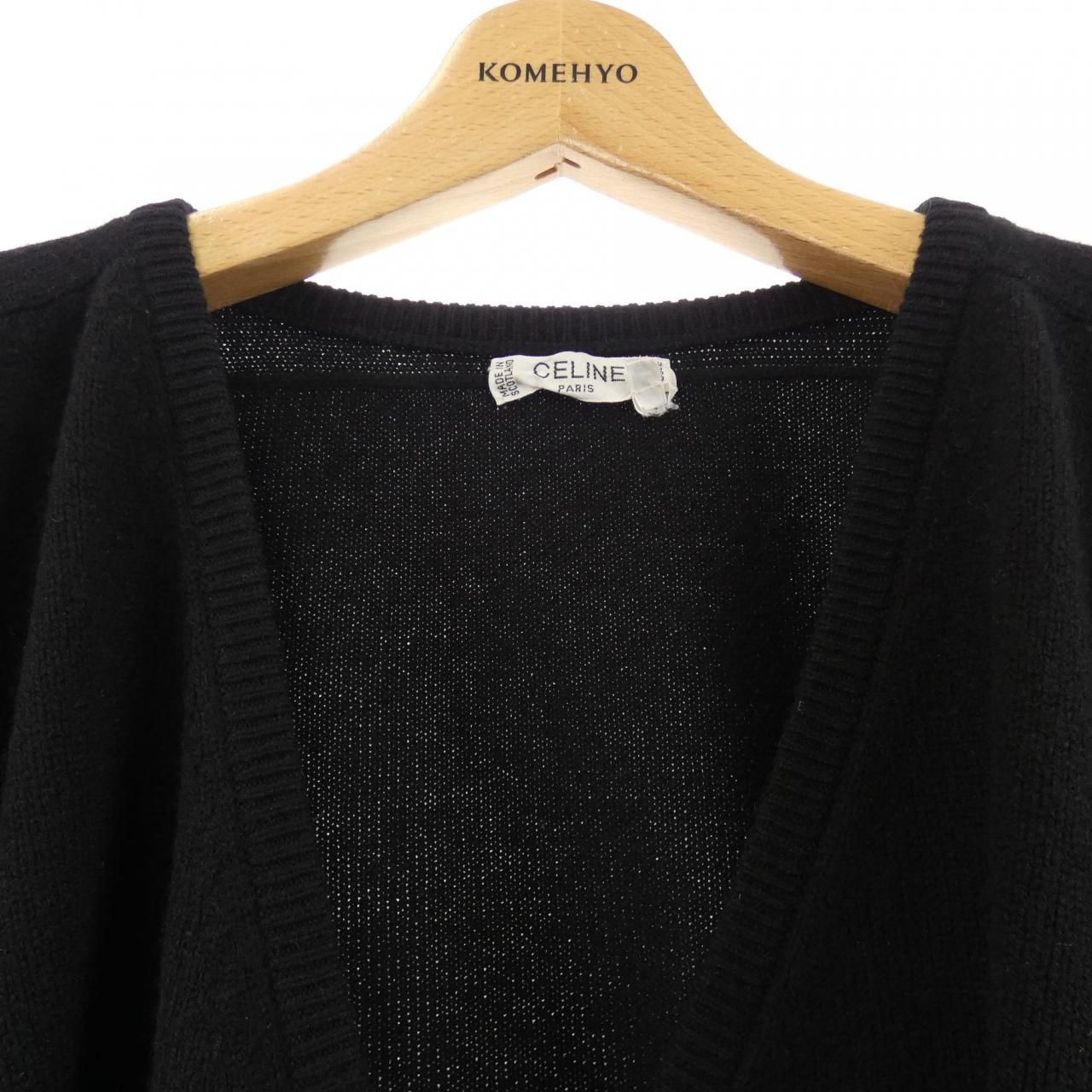 Celine Vintage Cardigan Black — view 5