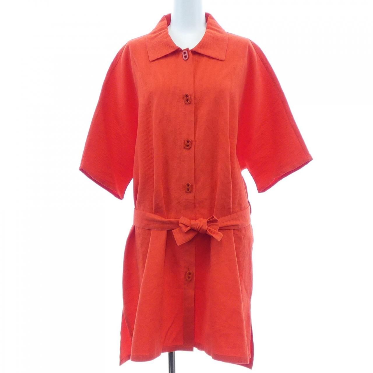 Hermes Chaine D'ancre Shirt Dress