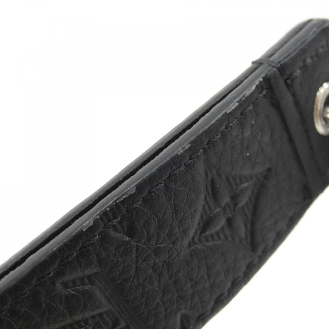 Louis Vuitton Monogram Shadow Key Holder Dragonne Key Ring — view 3