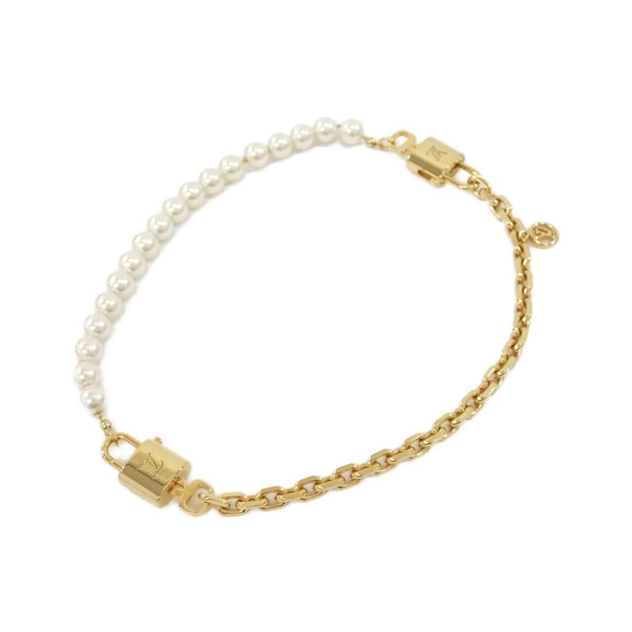 Louis Vuitton Pearl Lock Necklace — view 2