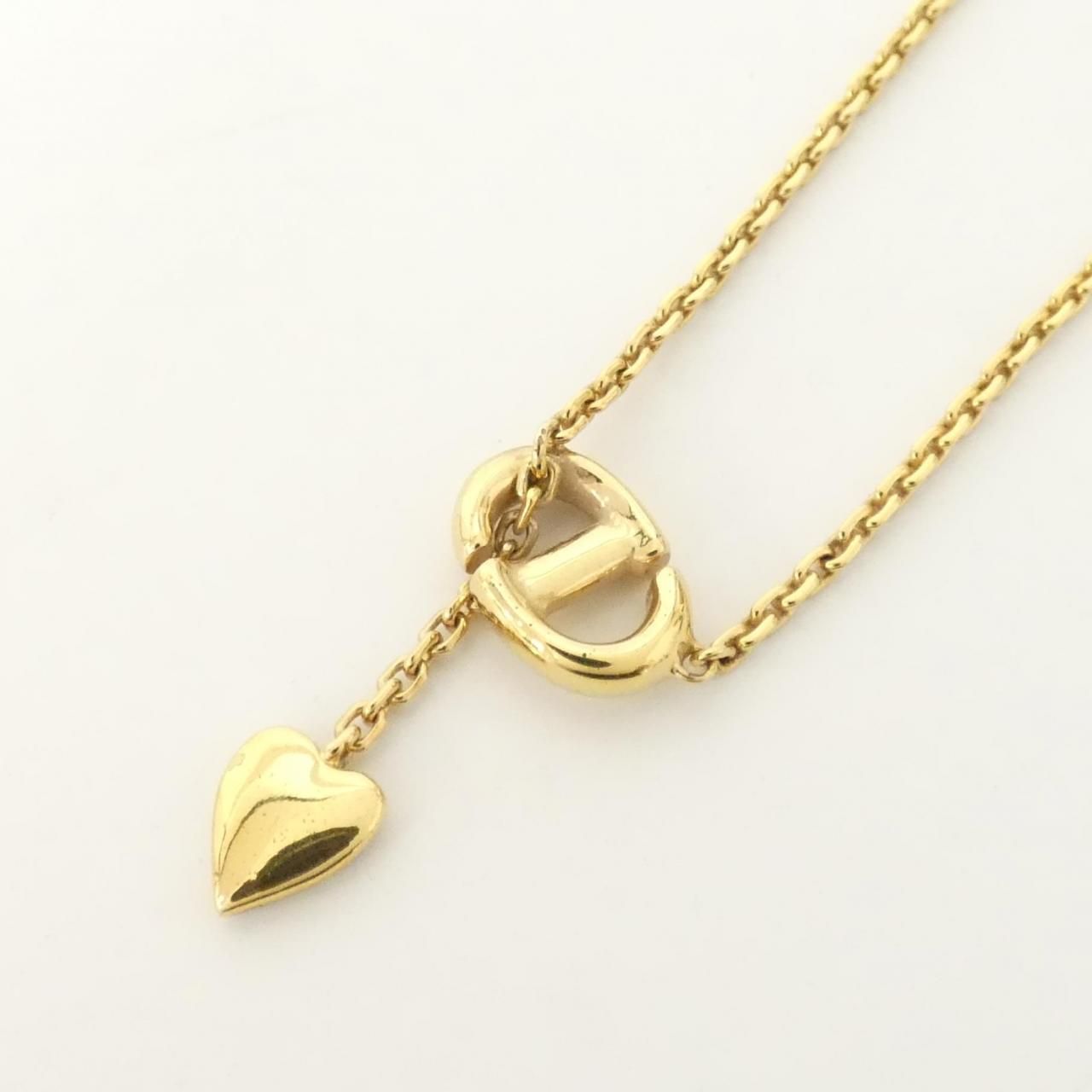 Dior CD Navy Necklace — view 3