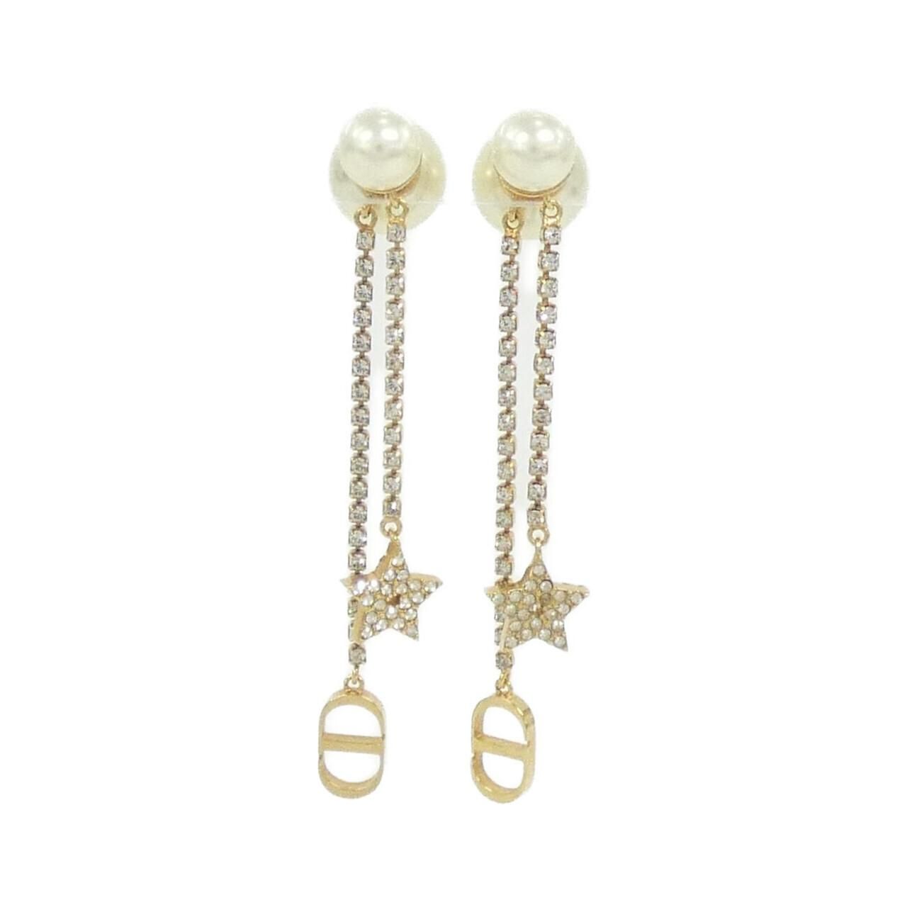 Dior Tribal Earrings Gold