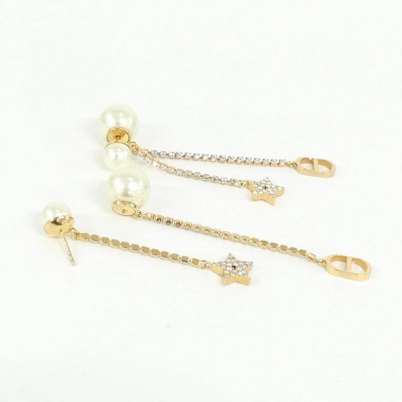 Dior Tribal Earrings Gold — view 3