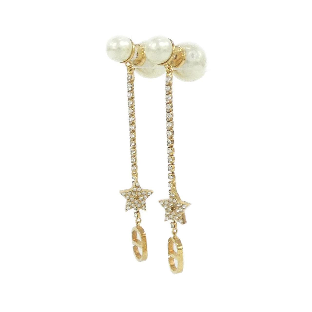 Dior Tribal Earrings Gold — view 2