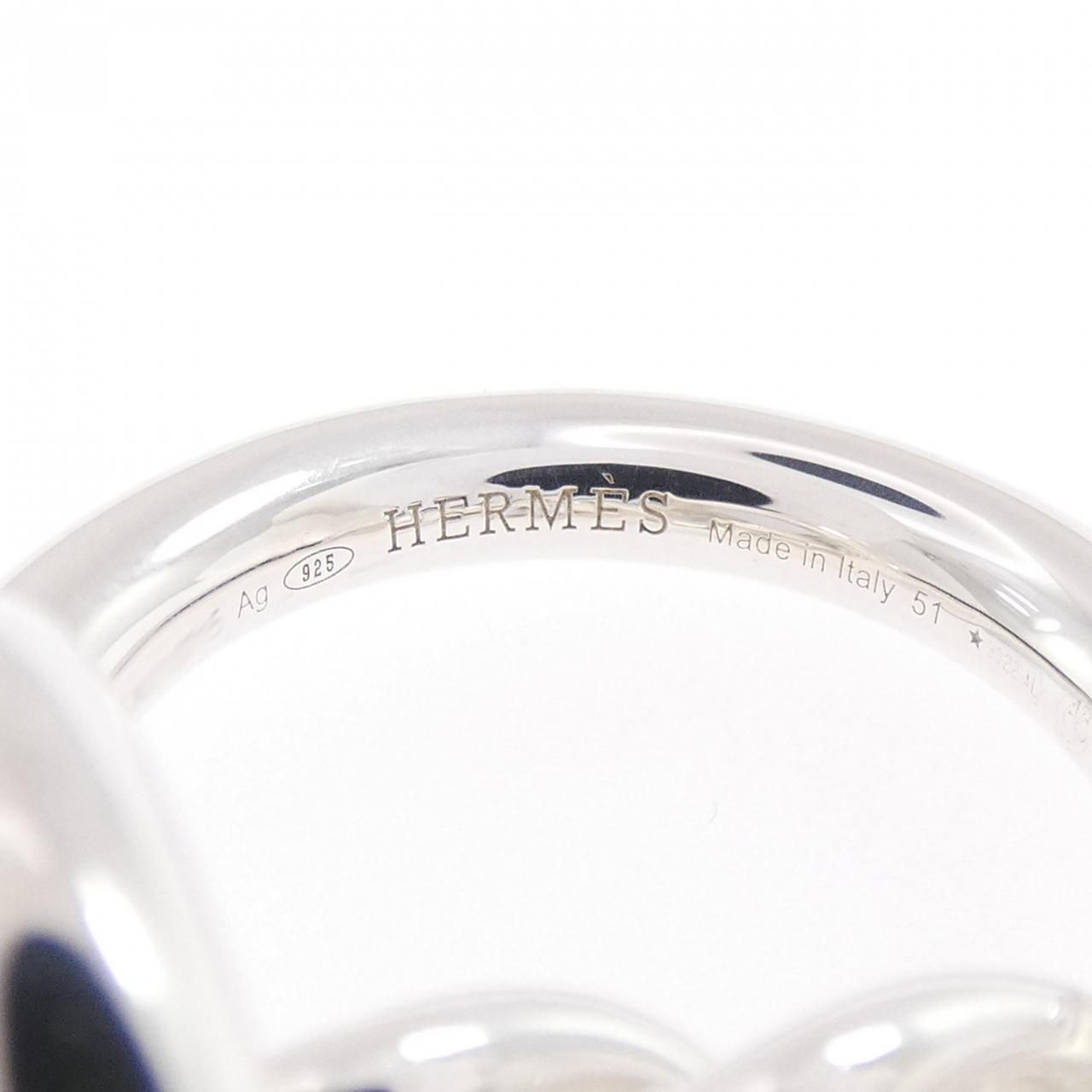 Hermes Croisette Ring Silver — view 4