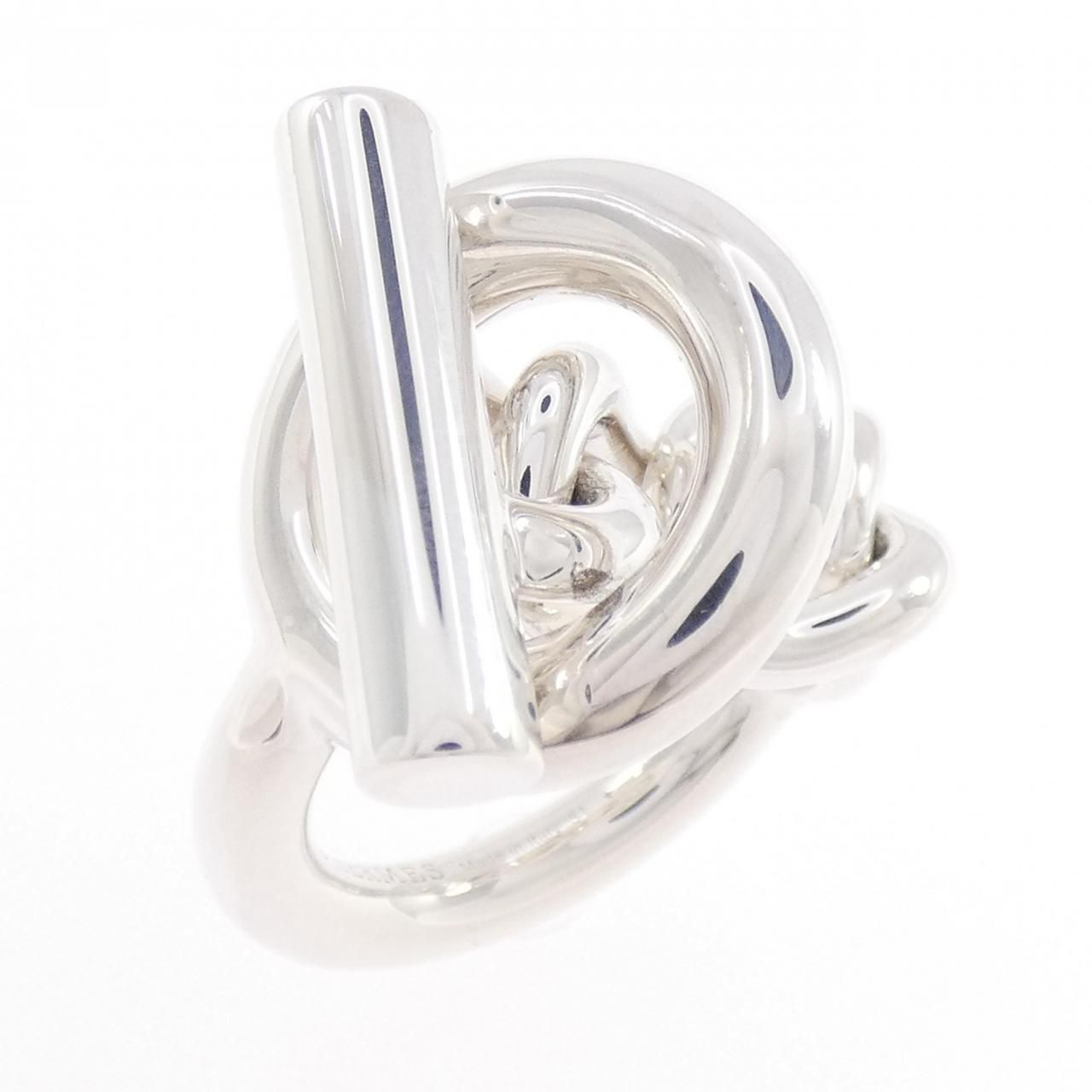 Hermes Croisette Ring Silver