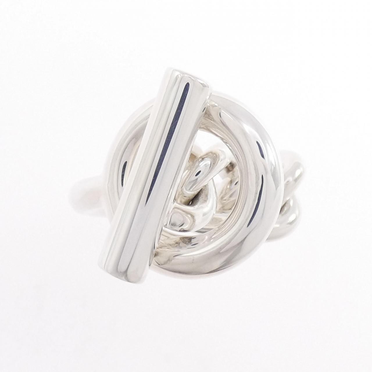 Hermes Croisette Ring Silver — view 2