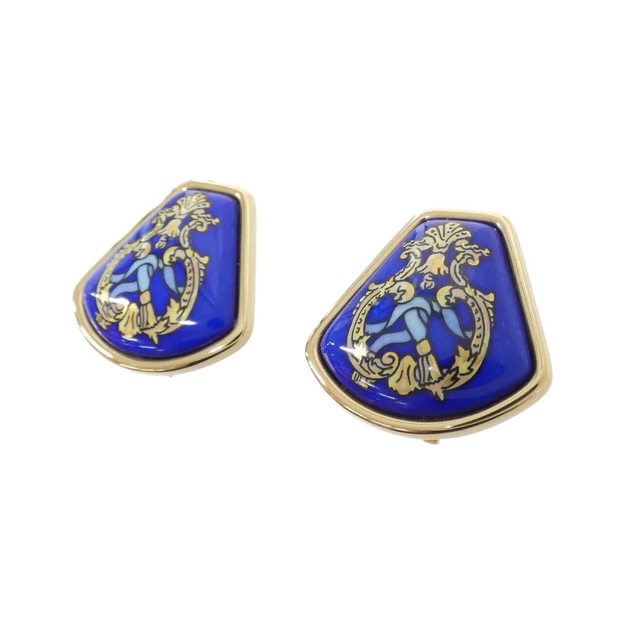 Hermes Vintage Earrings Gold — view 2