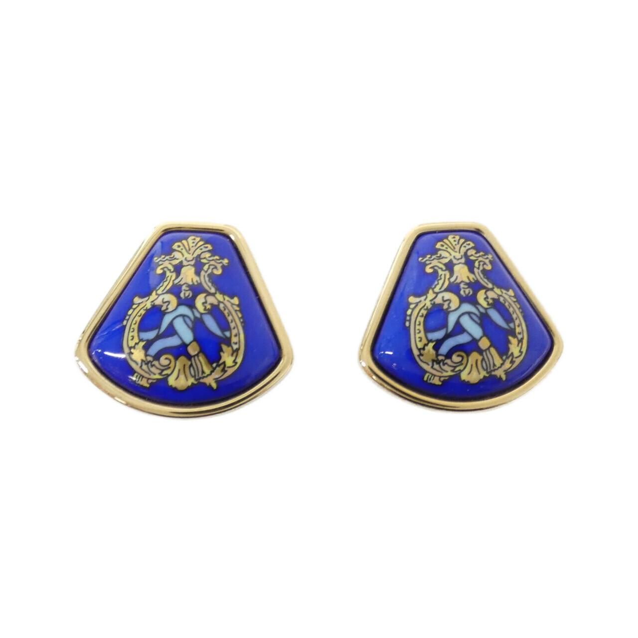 Hermes Vintage Earrings Gold