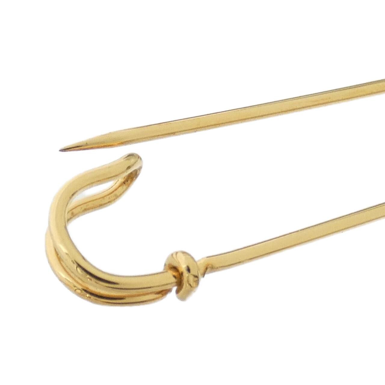 Hermes Vintage Brooch Gold — view 2