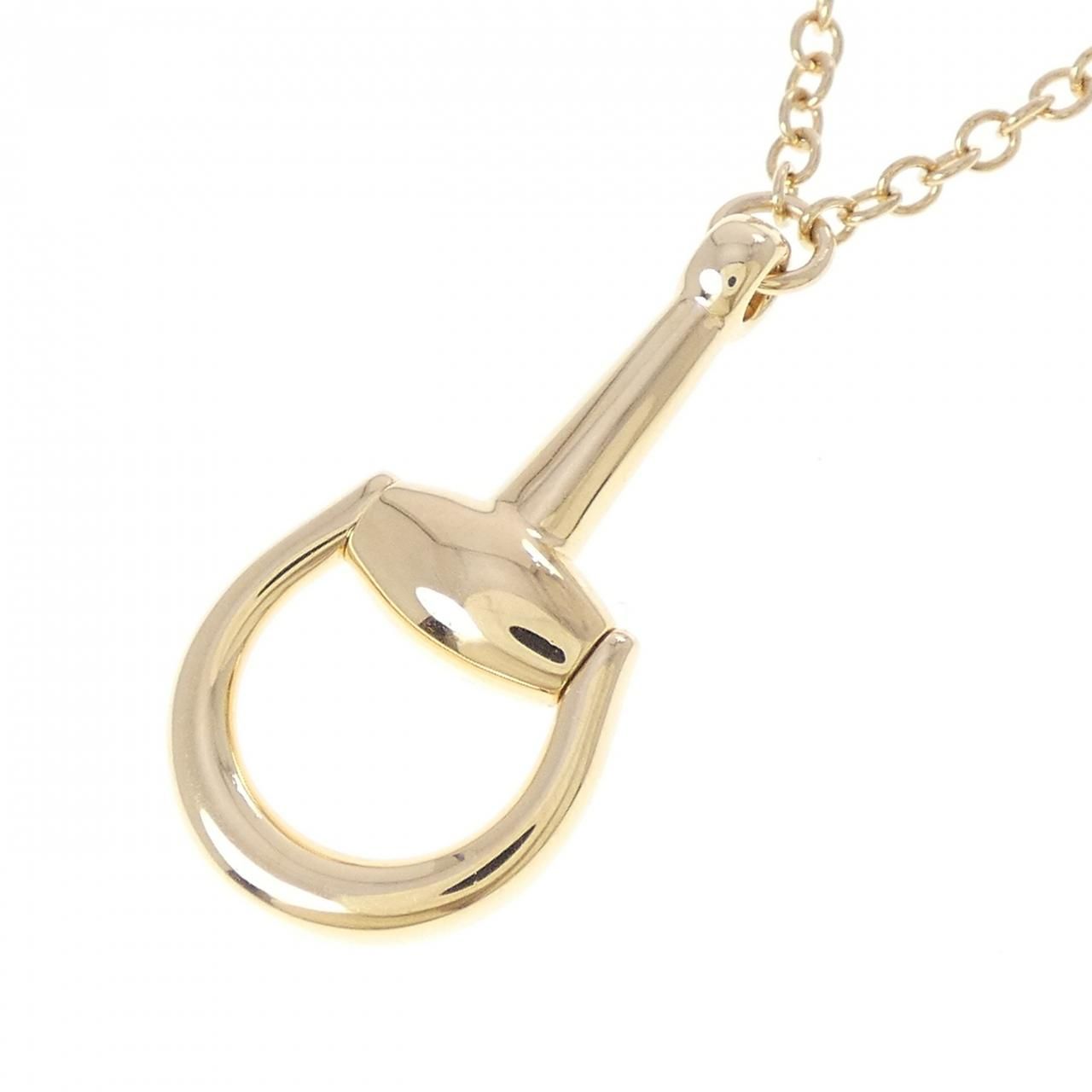 Gucci Horsebit Necklace Gold — view 3