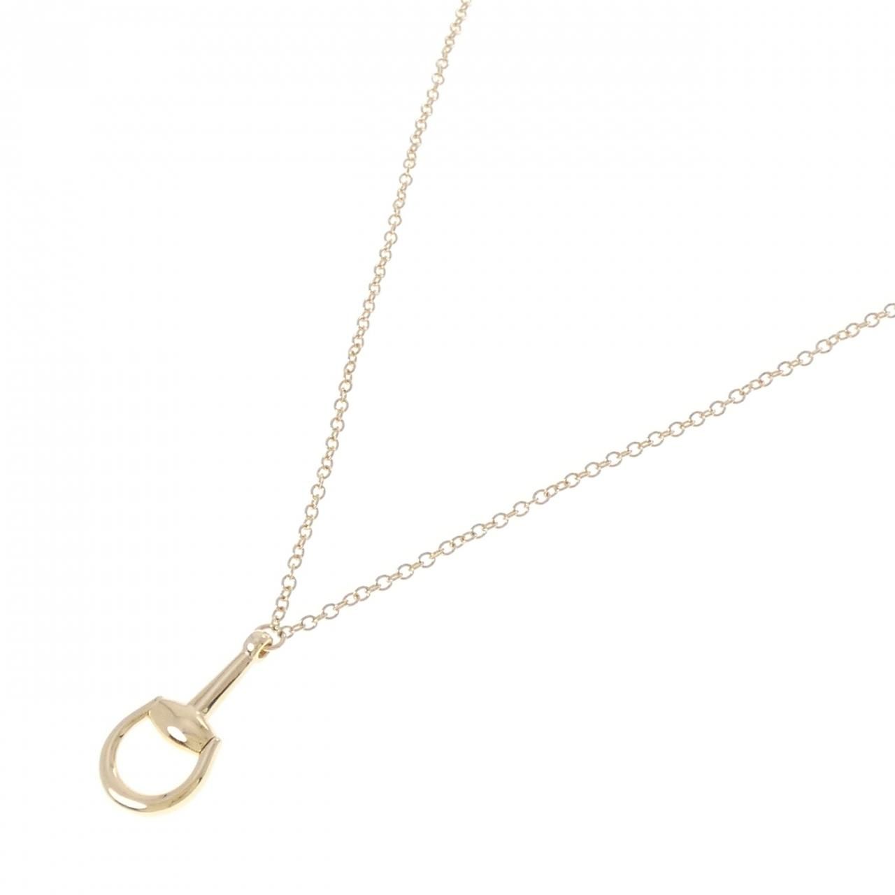 Gucci Horsebit Necklace Gold — view 2