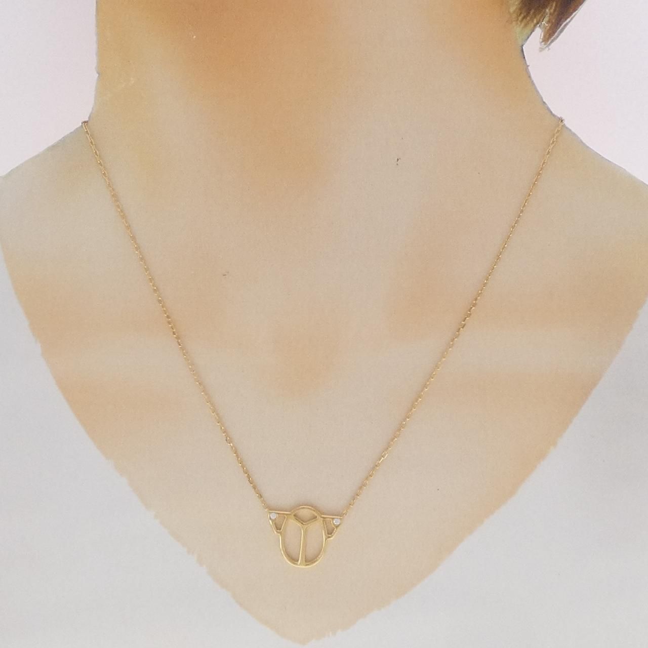 Cartier Scarab Necklace Gold — view 6
