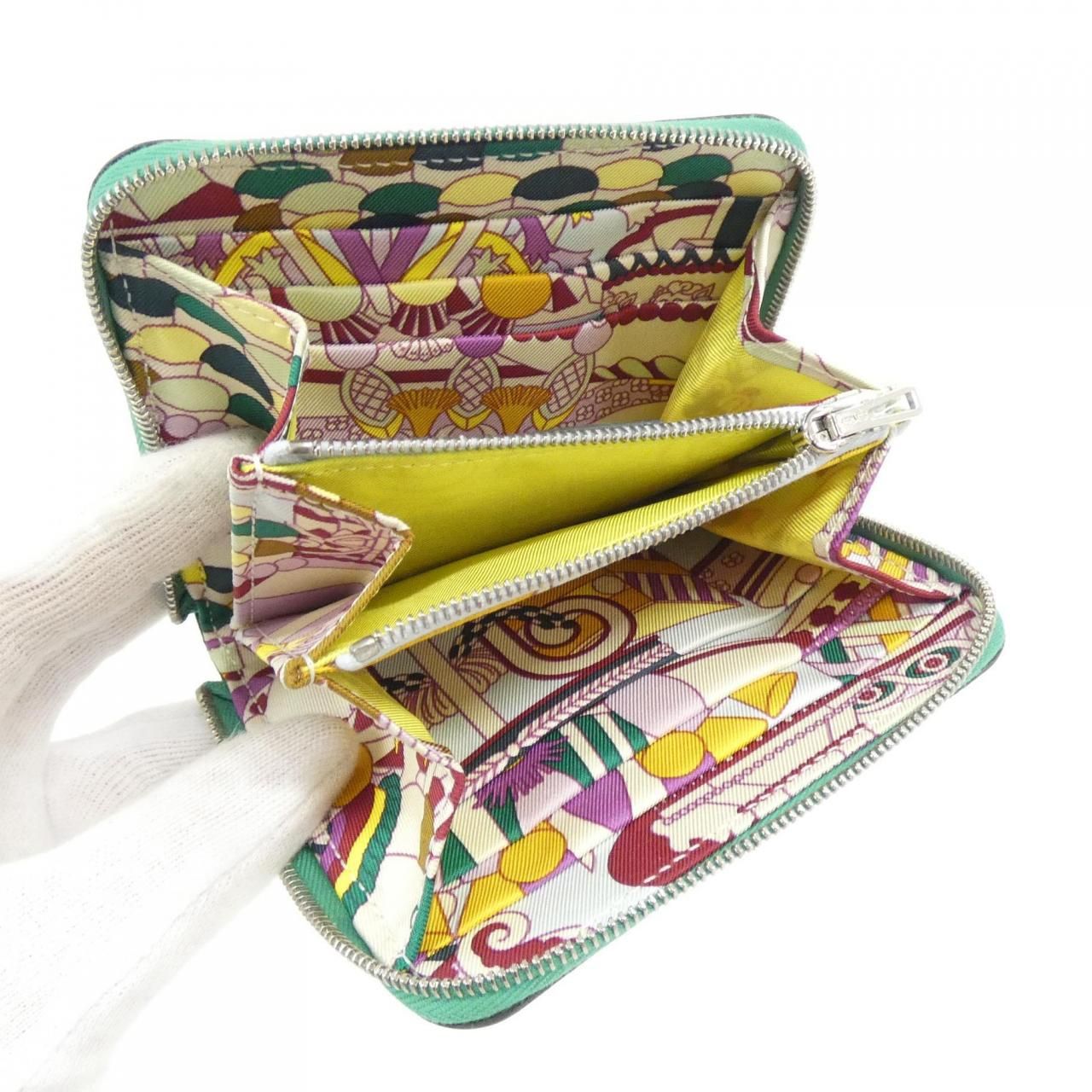 Hermes la Patisserie Francaise Silk in Compact Wallet — view 4