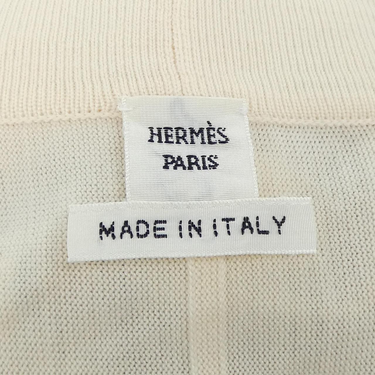 Hermes Panoplie Equestre Twill Lane Long Cardigan — view 4