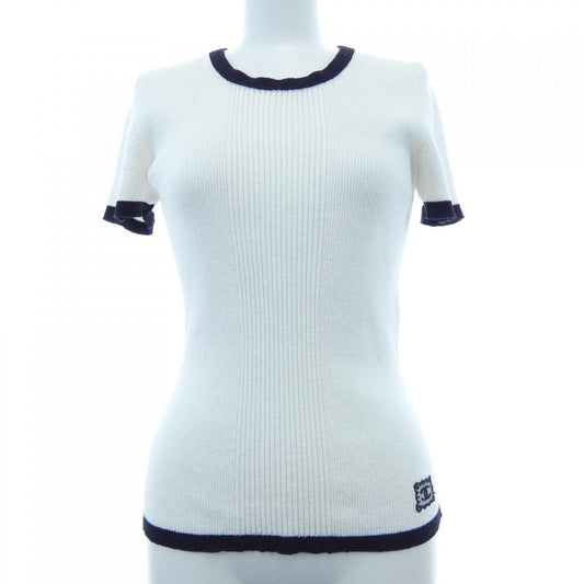 Chanel Knit Sweater White