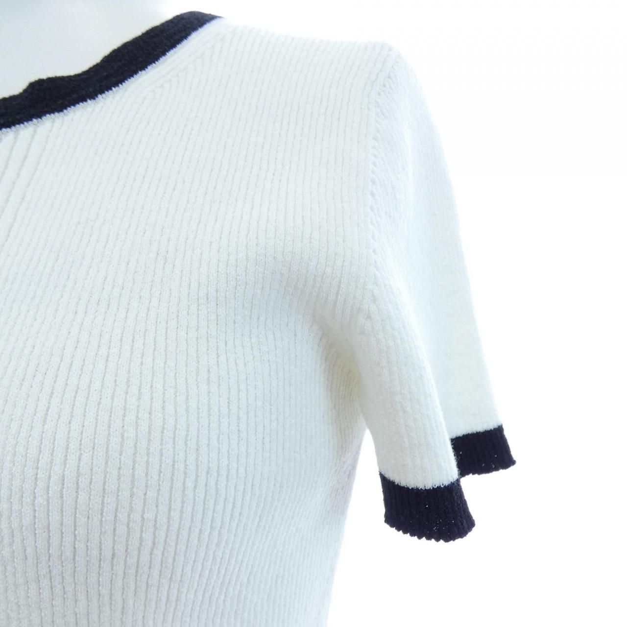 Chanel Knit Sweater White — view 7
