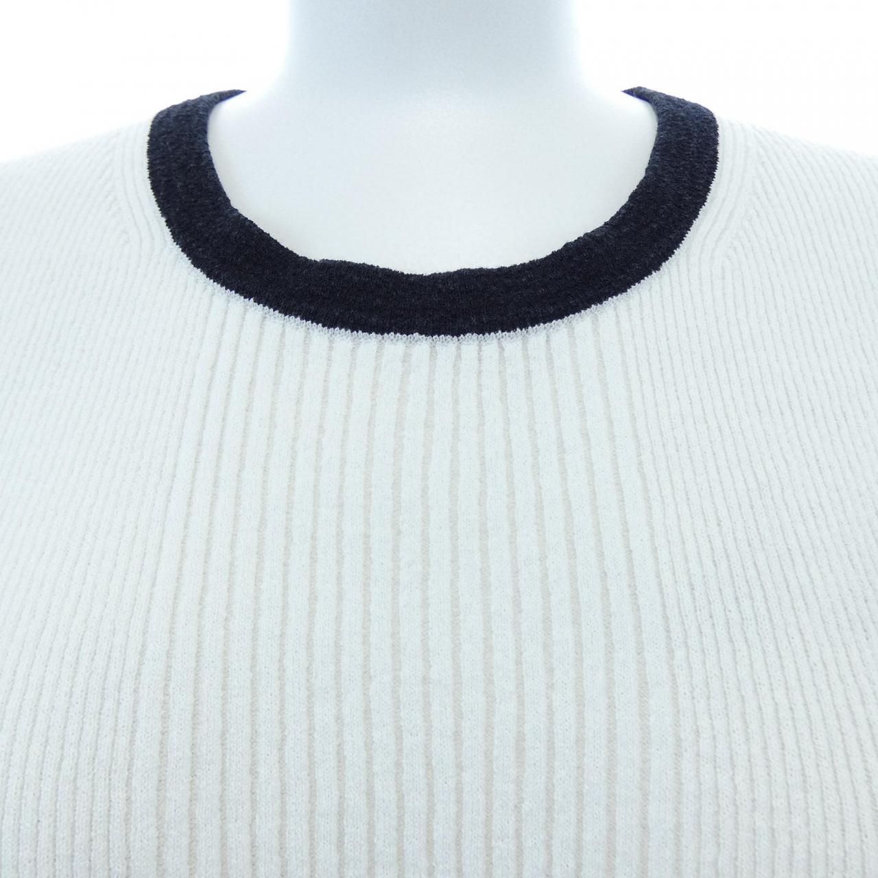 Chanel Knit Sweater White — view 6