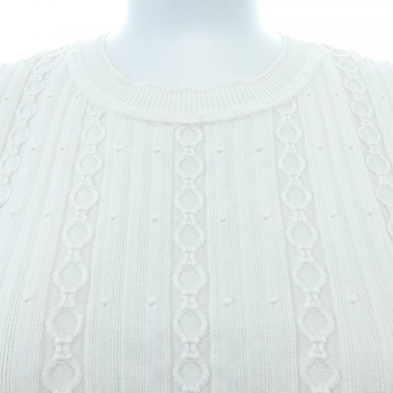 Hermes Knit Sweater White — view 5