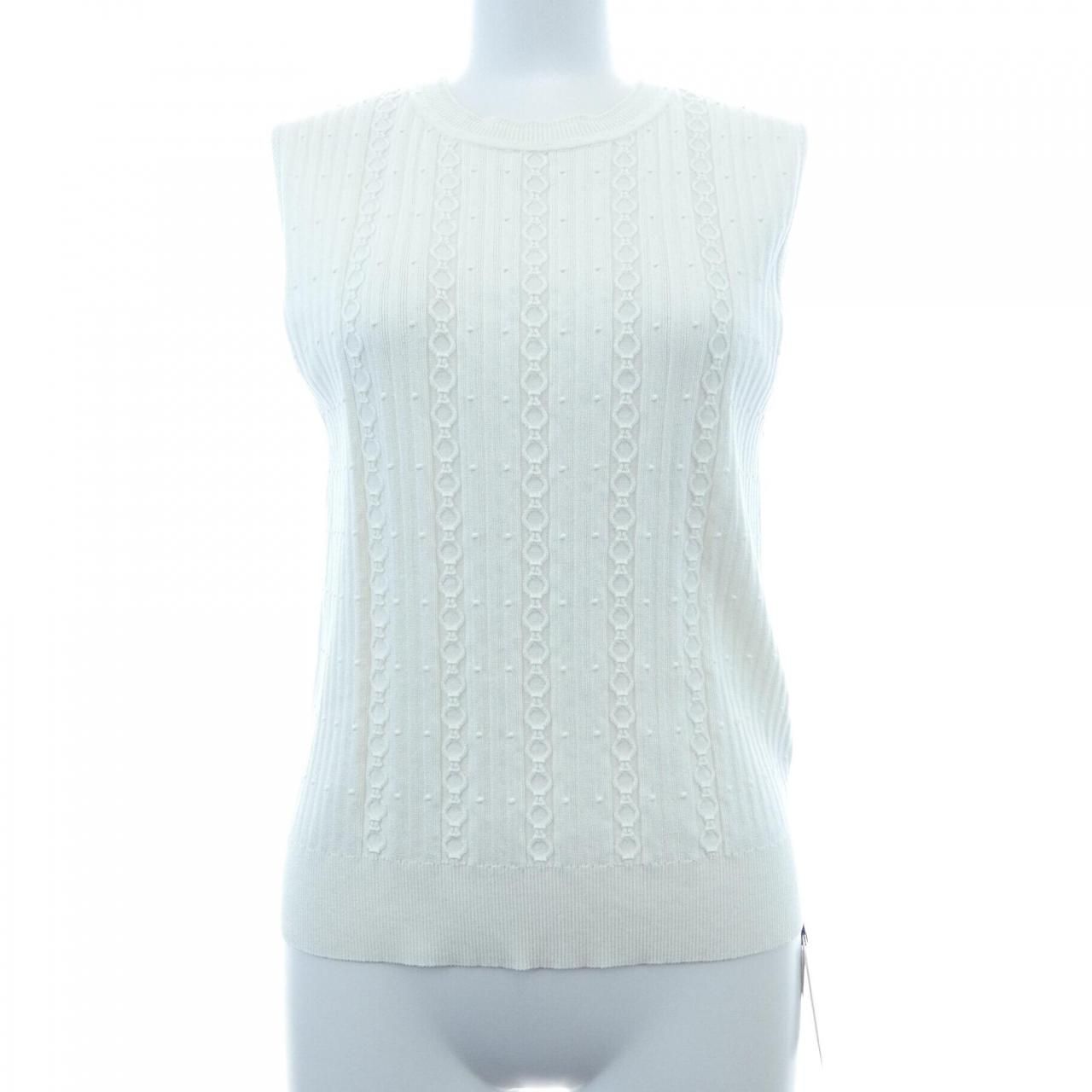 Hermes Knit Sweater White