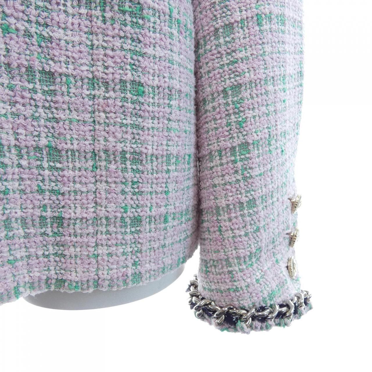 Chanel Jacket Green — view 7