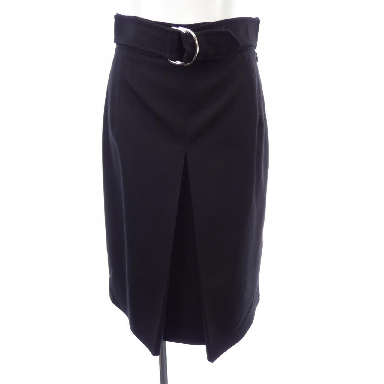 Hermes Gonna Sfondo Piega Skirt