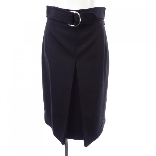 Hermes Gonna Sfondo Piega Skirt
