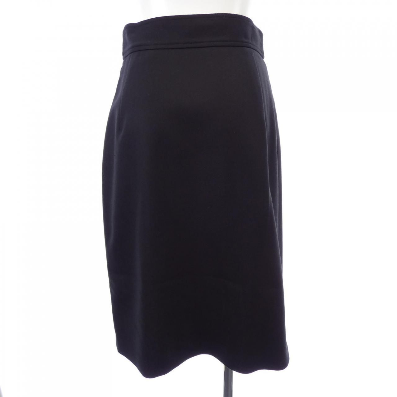 Hermes Gonna Sfondo Piega Skirt — view 2