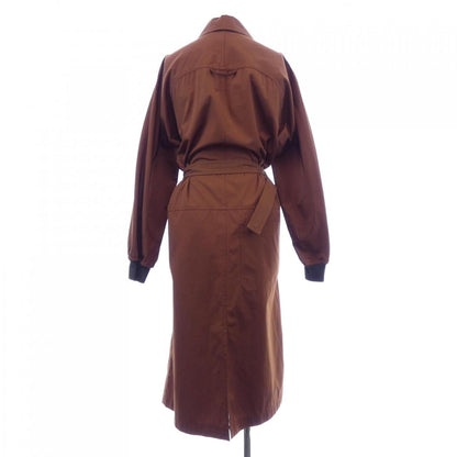 Hermes Asymmetric Coat Brown — view 2