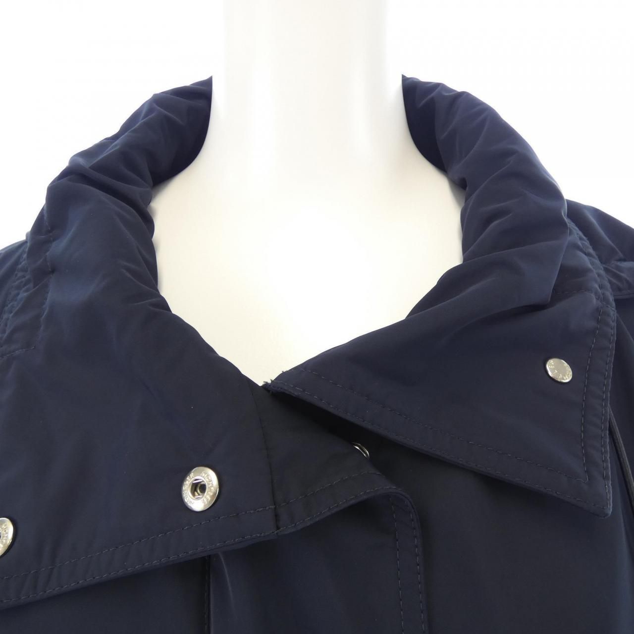 Moncler Kourou Coat Navy — view 5