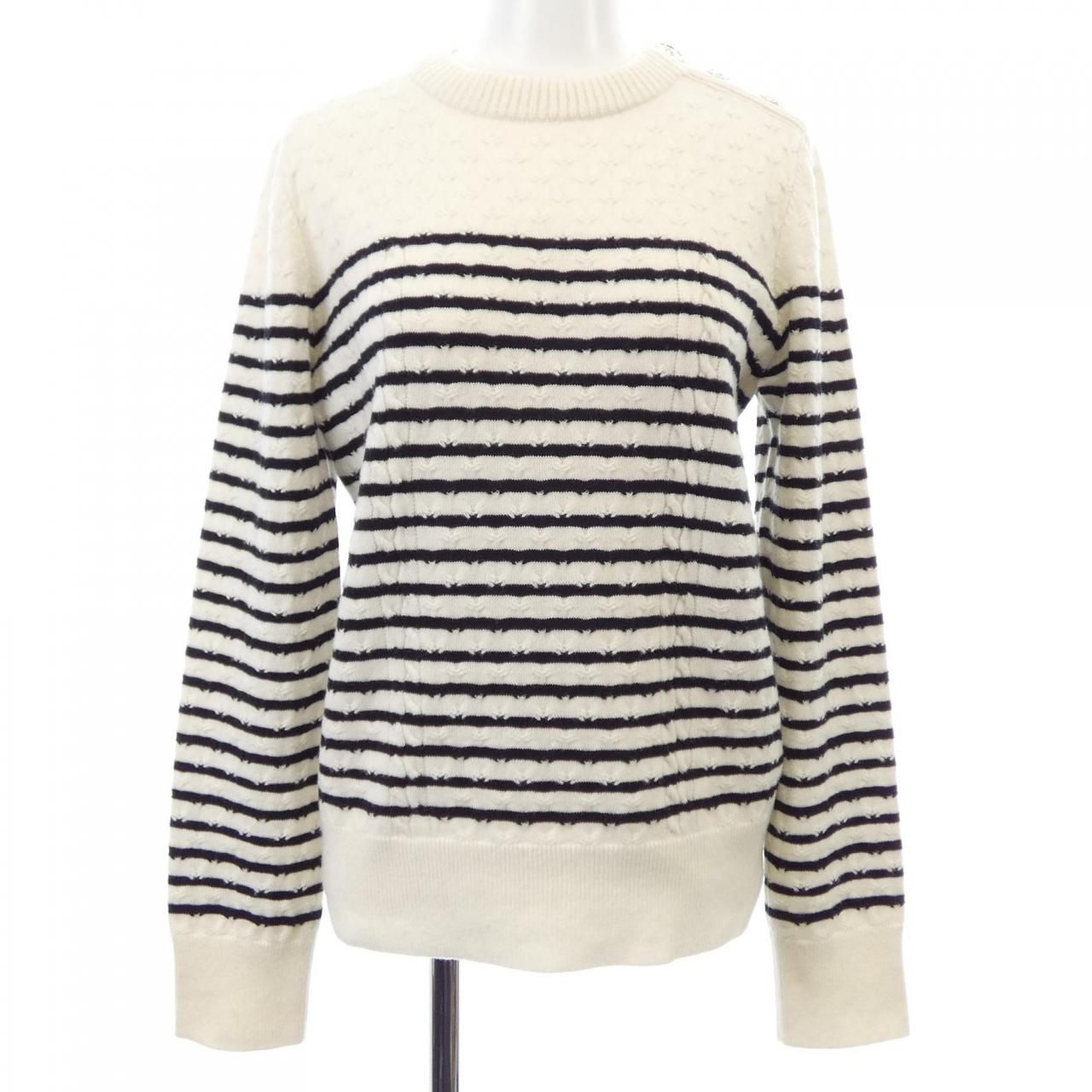Chanel Knit Sweater White