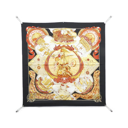 Hermes AU Dela Des Cinq Mers Carre Scarf