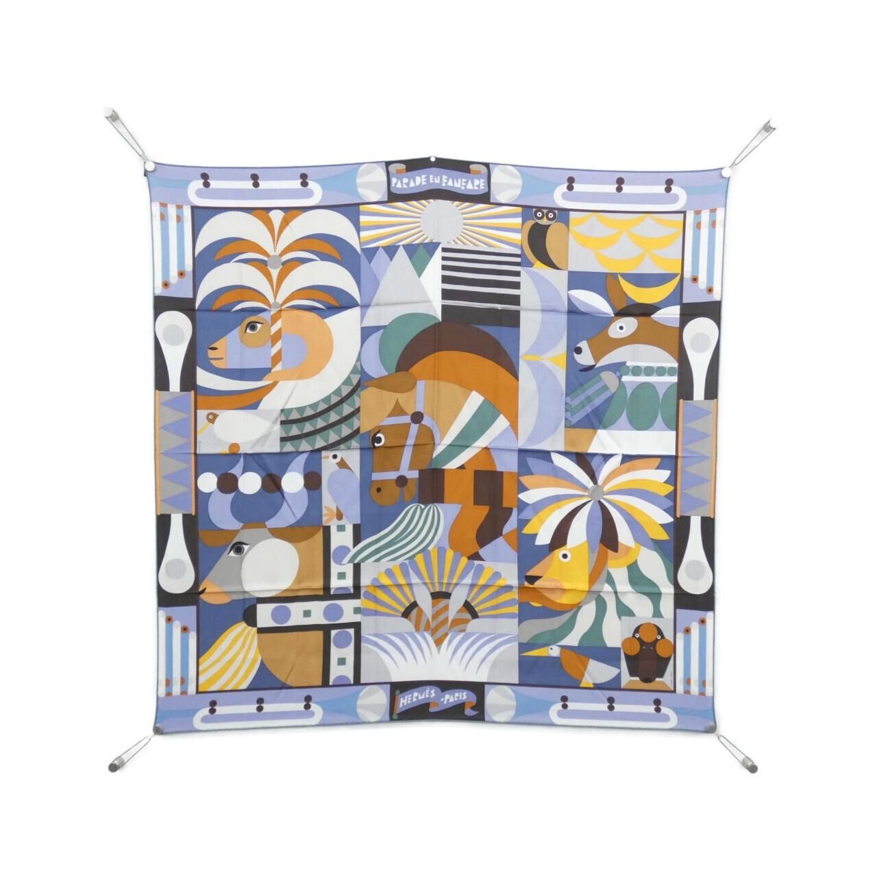 Hermes Parade EU Fanfare Carre Scarf