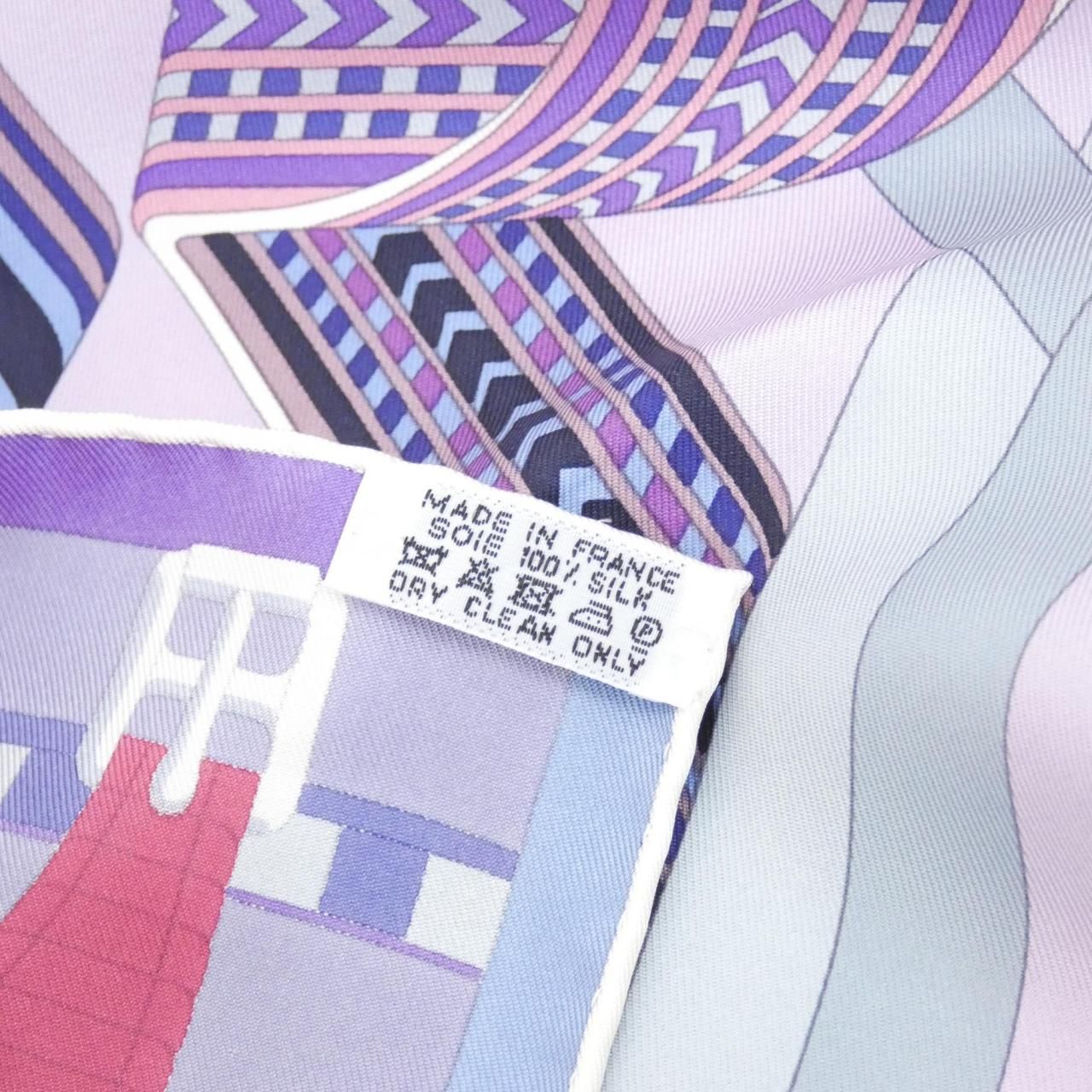Hermes Sangles en Zigzag Carre 90 Scarf — view 4