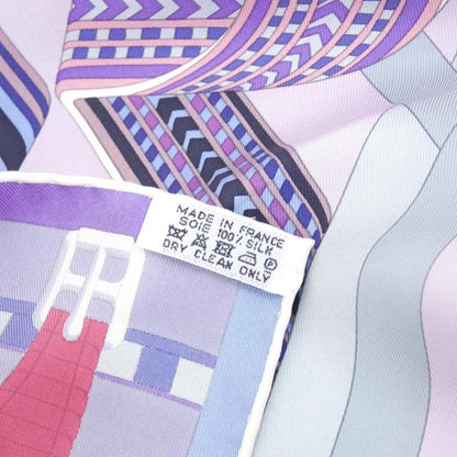 Hermes Sangles en Zigzag Carre 90 Scarf — view 4