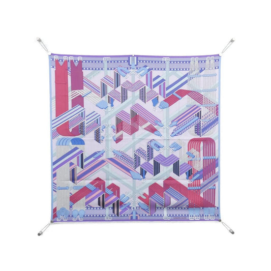 Hermes Sangles en Zigzag Carre 90 Scarf