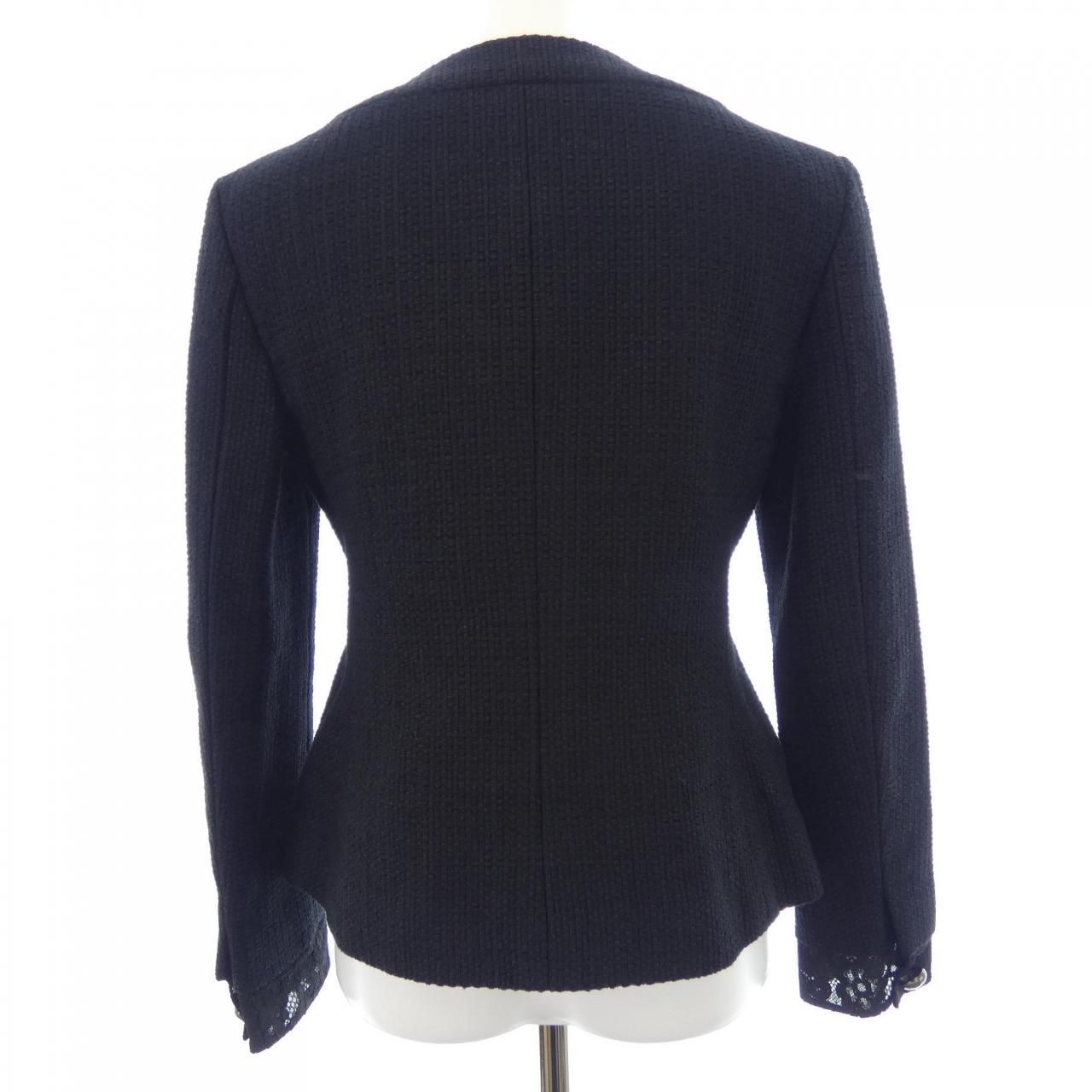 Chanel Collarless Jacket Black — view 2