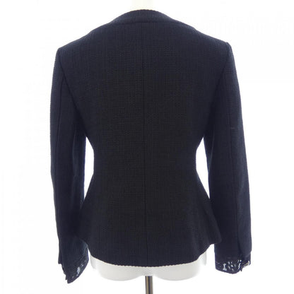 Chanel Collarless Jacket Black — view 2