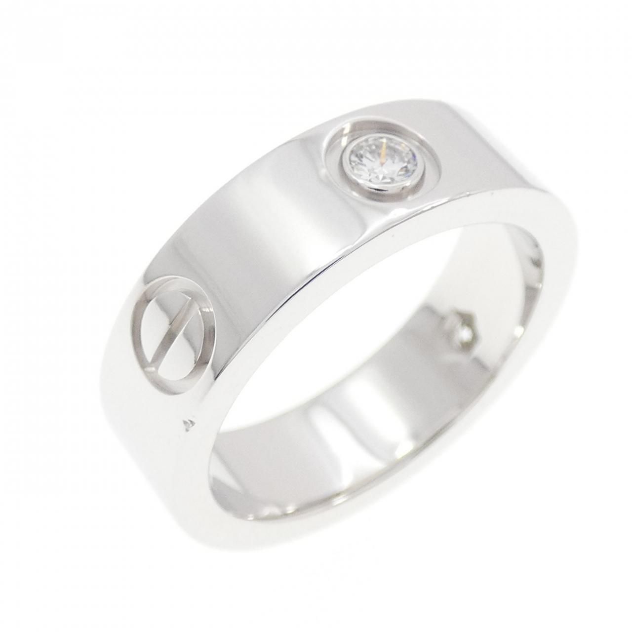 Cartier Love Half Diamond Ring
