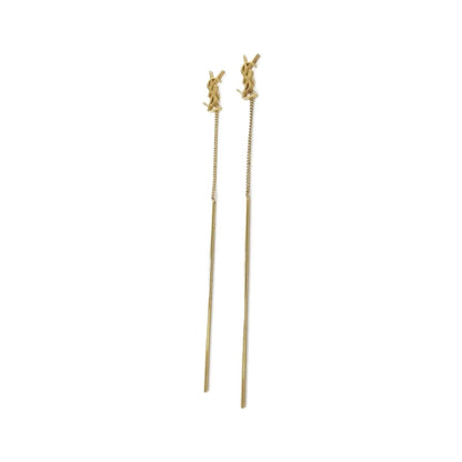 Saint Laurent Earrings Gold — view 2