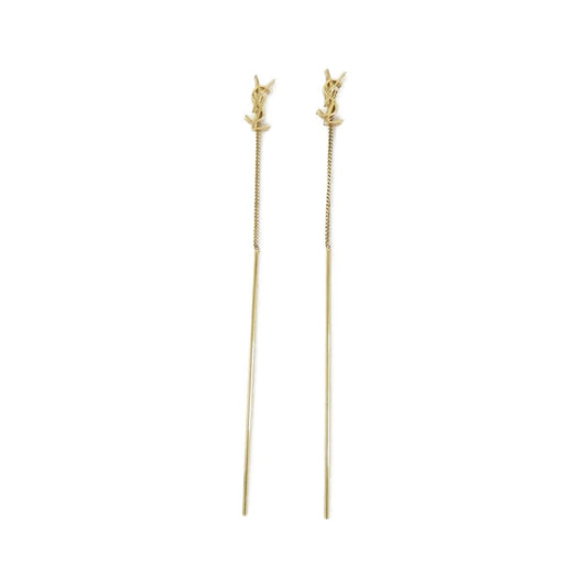 Saint Laurent Earrings Gold