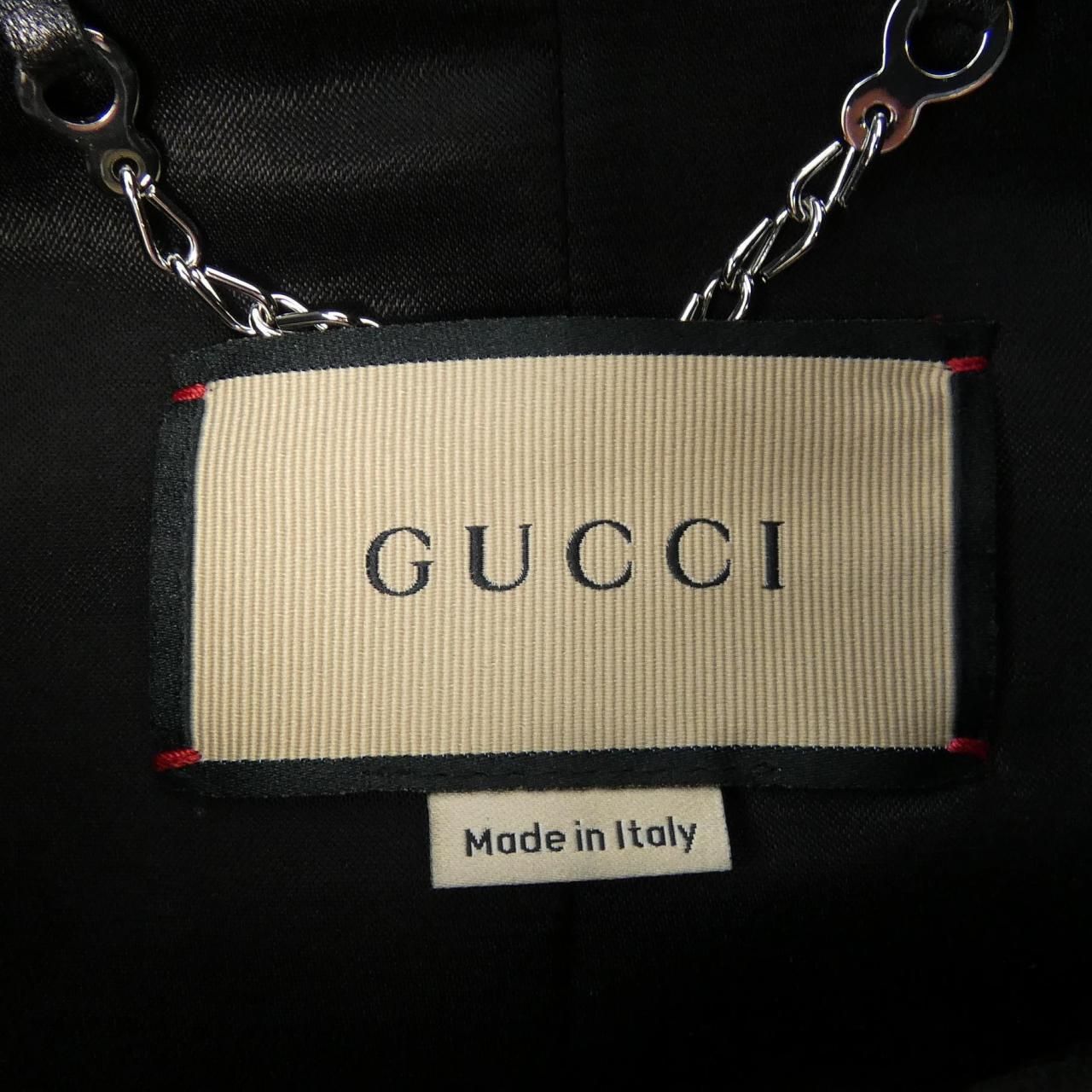 Gucci GG Leather Jacket — view 5